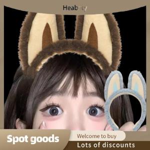 Heabety Fashion Kawaii Monsters BB Headband Cosplay Bubu Devil Baby Plush Ear Hair Band Cute Elf Ear Face Wash Headdress Girls Birthday Gifts