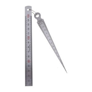 Stainless Steel Taper Gauge Wedge Plug Straightedge Welding Installation Interval Inner Hole Metric Inch Measuring Tool