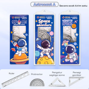 Bevavar Penggaris Bening Sekolah Isi 4 Pcs Ruller Set Transparant Perlengkapan Sekolah