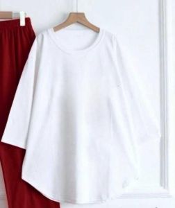 Set Cargo Merah Putih Kekinian Bahan Kaos Katun Combed 24s M L XL XXL 3XL Setelan Jumbo Wanita Adem