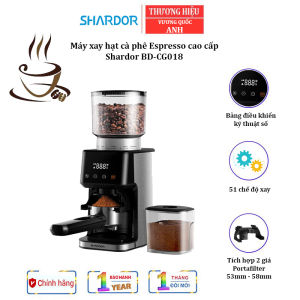 Máy pha cà phê Espresso HiBREW H7A chuyên nghiệp 3 trong 1 Thương hiệu Mỹ Công suất 3000W Áp suất 20 bars Tay pha 58mm - Hàng Nhập Khẩu