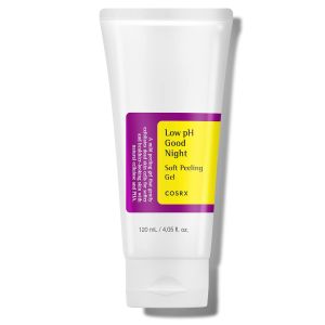 Gel tẩy tế bào chết dịu nhẹ COSRX Low pH Good Night 4.05 fl oz / 120ml tẩy tế bào chết nhẹ nhàng với PHA dành cho da nhạy cảm chứa cellulose tự nhiên làm sáng da làm sạch không thử nghiệm trên động vật sản phẩm chăm sóc da Hàn Quốc.