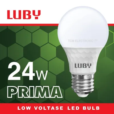 Lampu Bohlam LED LUBY Prima 24 Watt Bohlam Bulb 24W W cahaya putih Cool Daylight CDL 6500K E27 Classic Bola Lampu