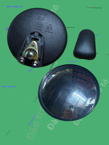 Gương 681 gương cầu 158cm gương xe ô tô nhìn ga lăng trước gương xe tải