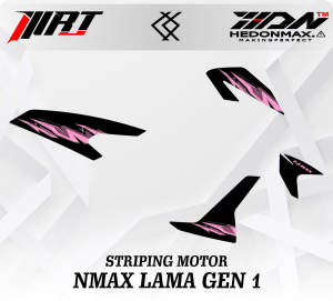 Striping NMAX-Stiker Transparan NMAX Old Grafis Modern (Sudah Terpotong)