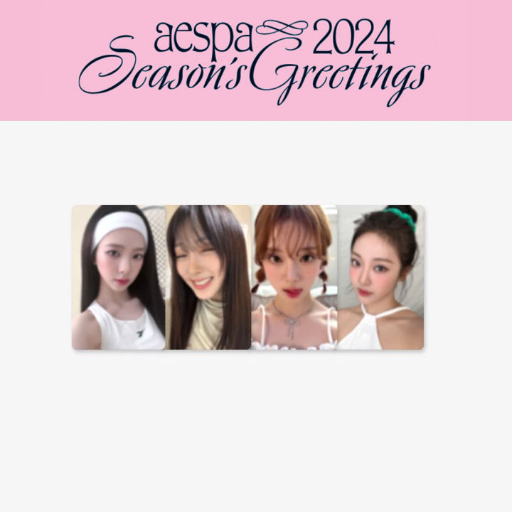 Aespa 2024 Season S Greetings Photocard Winter Karina Giselle Ningning