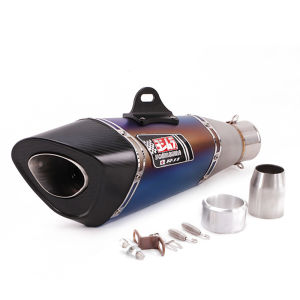 51-60mm Motorcycle Exhaust System Muffler Pipe Escape moto Carbon Fiber with DB Killer Yoshimura R11 Canister Tail pipe End pipe Universal For GSX250 NINJA400 CBR500 RC390 Z900 Z750 PCX160 SRK 600 etc