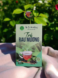 Hộp 40 gói trà rau mương Bảo Khang trà túi lọc rau mương tốt cho người dạ dày đau xương khớp thanh nhiệt mát gan