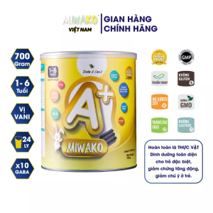 Sữa Công Thức Miwako A+ Không Chứa Đạm Bò Cung Cấp Dinh Dưỡng Toàn Diện Cho Trẻ  Phát Triển Từ 1-6 Tuổi