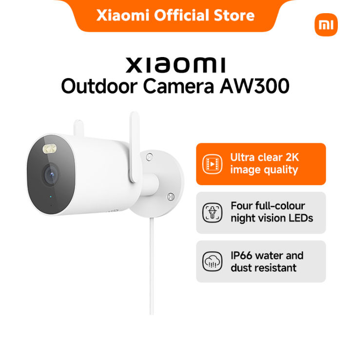 Xiaomi Outdoor Camera AW300 EU Focus zone for smarter detection, IP66  water and dust resistant, Ultra clear 2K image quality Lazada
