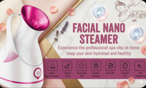 Facial Nano Steamer Hot Mist Humidifier | Deep Pore Cleaning & Hydration Beauty Device