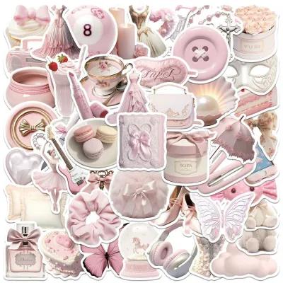 xs029-50 pcs ins style ballet girl Graffiti Waterproof Sticker