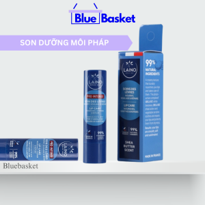 Son Dưỡng Môi LAINO Pháp 4G Pro Intense 99% Cấp Ẩm Chuyên Sâu Cho Môi Khô Tự Nhiên Chứa Sáp Ong Và Bơ Hạt Mỡ