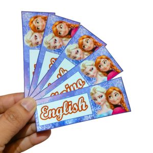 Frozen Notebook Sticker Subject Label