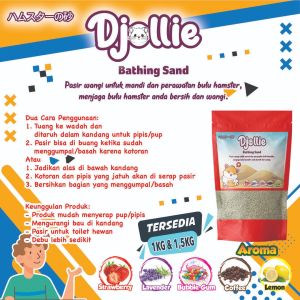 PASIR MANDI HAMSTER-DJOLLIE-AMAN UNTUK BULU HAMASTER