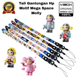 CA~ ( 1Pcs ) Space Molly Tali Gantungan Karakter - Gantungan HP Tali Motif Lucu - Tali HP Karakter SpaceMolly