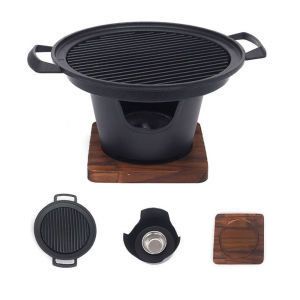 LIANG Heavy Duty Portable BBQ Accessories Barbecue Tools Household Barbecue Stove Mini BBQ Grill Roaster Charcoal Grill