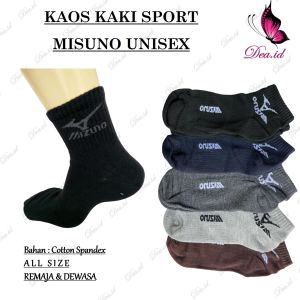 [DEASHOP] MIZUNO00 KAOS KAKI SPORT OLAHRAGA PRIA WANITA PENDEK SEMATA KAKI BAHAN COTTON SPANDEX