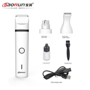 3 IN1 Pet Polisher Electric Clippers Dog Nail Clipper Cat Electric Shaver Three In One Household Pet Cleaning Products Usb Charging