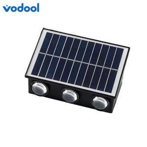 VODOOL LED Solar Wall Lamp Waterproof Night Light for Outdoor Garden Pathway and Patio with Sensor and Energy Efficiency