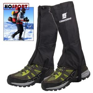 ที่ผ้าพันแข้งเดินเขาขาท่องเที่ยวกลางแจ้งน้ำหนักเบาสำหรับชายกันน้ำสำหรับผู้หญิงรองเท้า Gaiters สำหรับล่าสัตว์ปีนเขาตั้งแคมป์