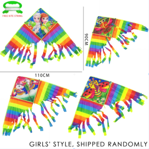 BINLU [Ready Stock] Big Saranggola Kite for Kids and Adults Large Size Easy to Fly with Free Kite String and Reel Complete Set Handheld Fishing Rod Kite Outdoor Fun Beach Toys for Boys Girls COD PH