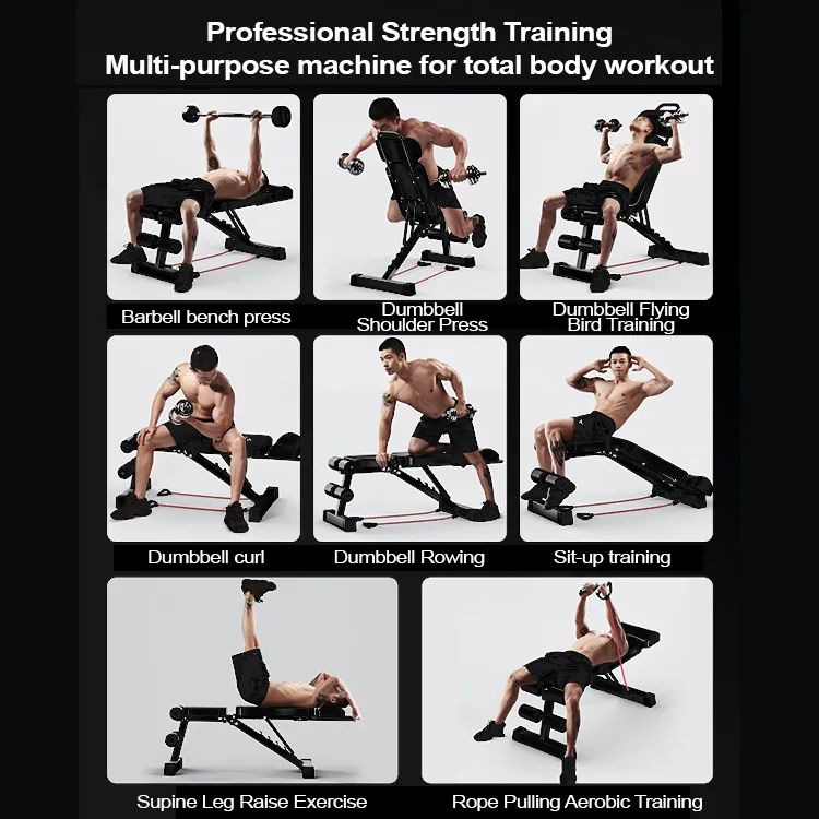 Home Gym Multi Function Fitness Chair TOP SALE】Dumbbell Bench 13