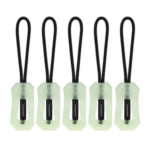 DLC03 5Pcs/Set Hiking Bag Accessories Glow In The Dark Luminous Ideal Kit Markers Night Zipper Rope Anti-theft Zipper Zipper Puller Tent Zippers Pull Rope