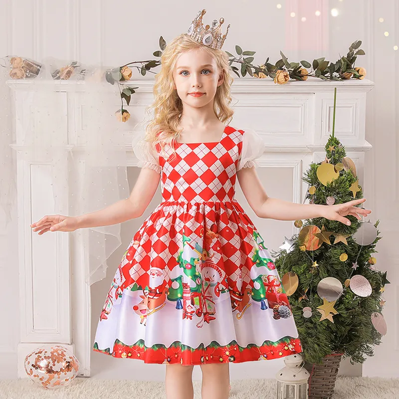 Christmas Pageant Dress Girls - Size 5, Embroidered Costume With Hairband, Cute Party Dress For Holiday Events Pageant Gown With Hairband Christmas Pageant Dress Girls - Size 5, Embroidered Costume With Hairband, Cute Party Dress For Holiday Events Pageant Gown With Hairband
