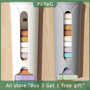 [COD] PkYeG KITCHEN Plastic Bag Storage Closet Wall Hanging Underwear Organizer Garbage Bag Storage Box Kitchen Plastic Bags Kitchen Accessories