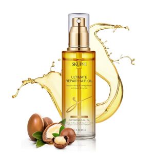 Hair Oil Spray Argan Oil of Morocco for Hair ing Cold-Pressed Moroccan Argan Oil Serum Mist for Dry Damaged Frizzy Curly Hair ing ment Heat Protector 80ml/2.7 fl.oz