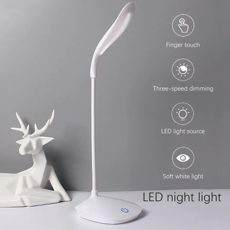 Led sculptural touch table hot sale lamp