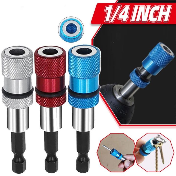 HELLOTOOL Screw Bit Drill Bit Holder Hex Shank Quick Release Drill Bits