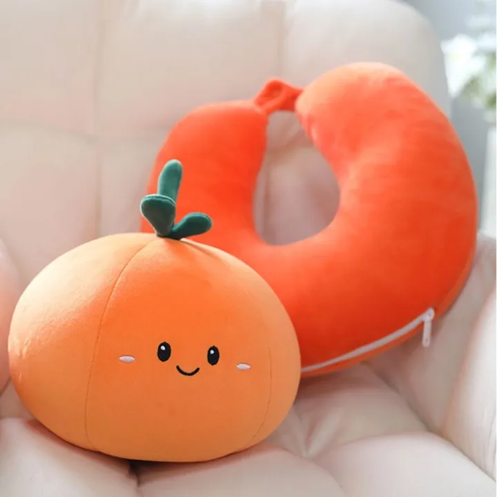 HLOBO Phim hoạt hình Gối hình chữ U Mềm mại 2 trong 1 Gối biến dạng ...