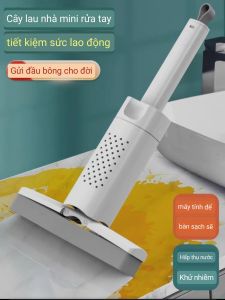 chổi cầm tây mini đa năng  làm sạch bề mặt chỉ bằng 1 lần gạt dùng khô nước điều được