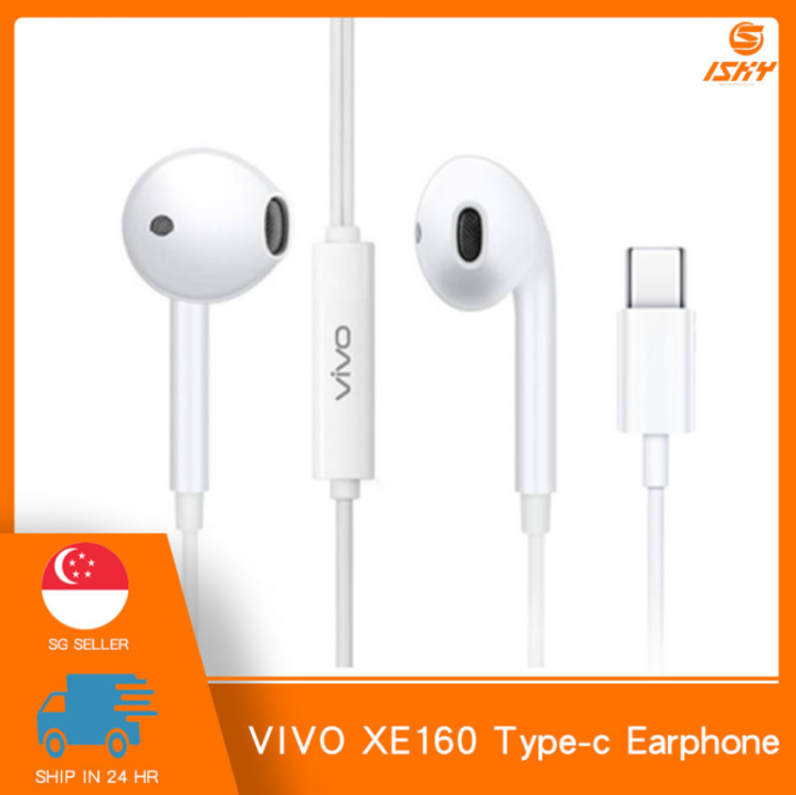 Xe160 Earphone Vivo Headset Original Price Type-C Earphone/Earpod