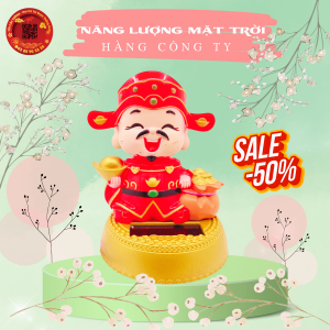 Thần tài hoan hỷ gật đầu năng lượng mặt trời - TỎI CÁT TƯỜNG