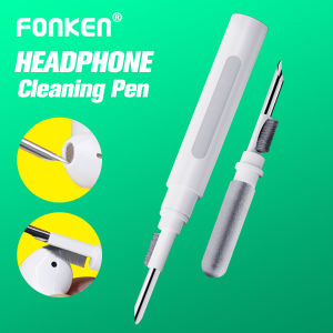 【Spot low price sale】FONKEN Bluetooth Earbuds Cleaning Pen Durable Clean Pen Kit Clean Brush for Airpods Earphones Charging Box Deeply Clean
