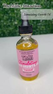 The Mane Attraction Stimulating Oil for All Hair Types 2 Fl Oz Infused with Rosemary Castor & Black Seed Oil to Boost Growth Thicken Hair & Seal Moisture Soothes Itchy Dry Scalp