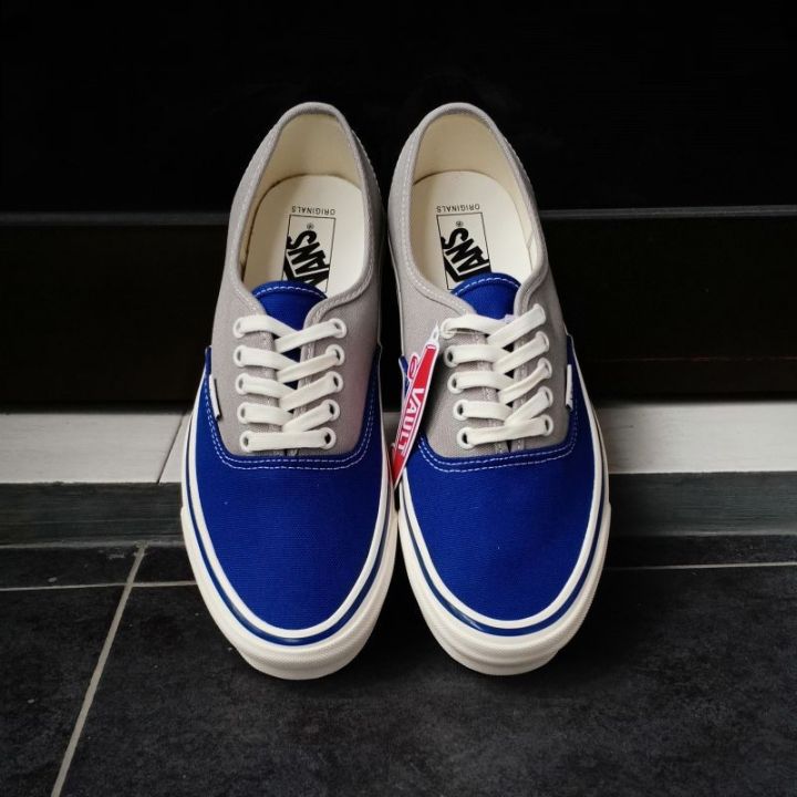 Vans Vault OG Authentic LX Sodalite Blue Drizzle Sneakers Canvas