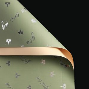 20 LEMBAR Kertas Buket Bunga Cellephone Kertas Wrapping Motif Mahkota Queen 6023