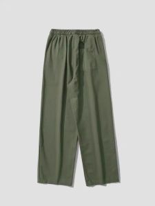 Quần baggy nữ vải ruby cạp chun lung cao có dây rút mẫu mới năng động cho mùa hè