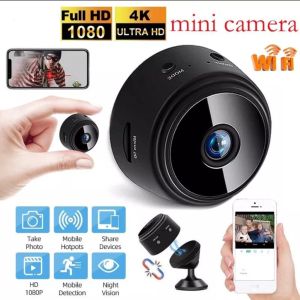Camera Mini Wifi Kết Nối Với Điện Thoại Qua App Hỗ Trợ Quay Phim Thu Âm Ghi Hình Chụp Ảnh Trên ĐT