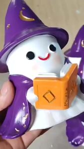 Đèn bàn ma Halloween mẫu mới chạy pin đồ trang trí ghost reading book lamp Ma