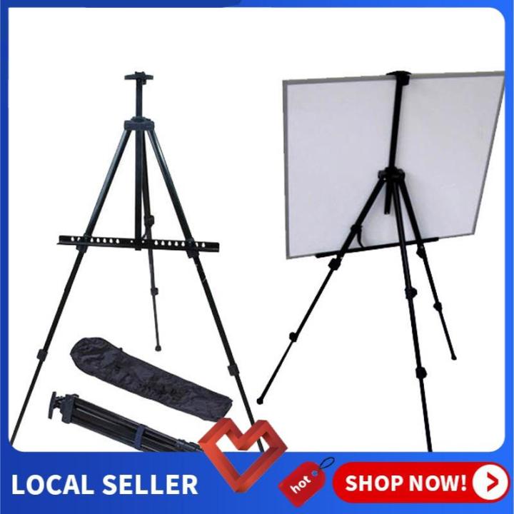 【Ready Stock】66inches Aluminum Folding Easel Stand with black Carry Bag ...