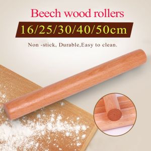 JIAOD 5 Size Non-stick Wooden Making Noodles Dumpling Cake Cooking Bakeware Rolling Pin Baking Tools Dough Roller