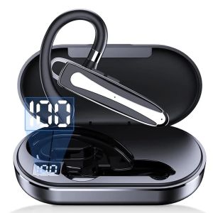 Bonine ear-hook new Bluetooth earphones sports waterproof headsets business handsfree wireless headphone with microphone charging