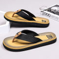 Caterpillar shoes sandals for men mens flip-ps woven strap high-elastic EVA bottom wearing beach slippers. 