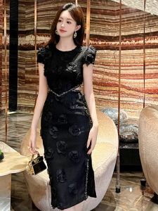 ZYHT EraVogue เดรสผู้หญิง เดรสสีดำ เดรสสีขาว เดรสสีกากี เดรสทำงาน เดรสไฮโซ เดรสวินเทจ เดรสออกงาน เดรสปาร์ตี้ ชุดราตรี 91251