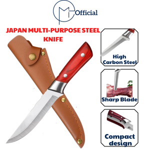 MONGOLIAN KITCHEN KNIFE 3 Layer Original Japanese Knife Japan Multi-Purpose Steel